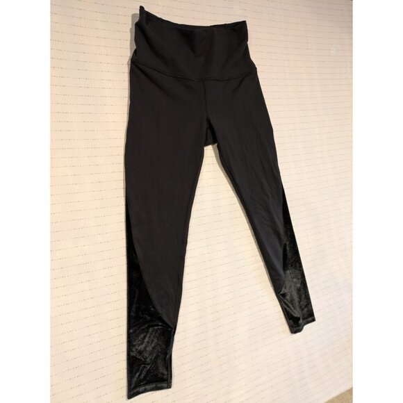 Calia Carrie Underwood Limited Edition Black Onyx Velvet Pieced Leggings Small - Picture 3 of 9